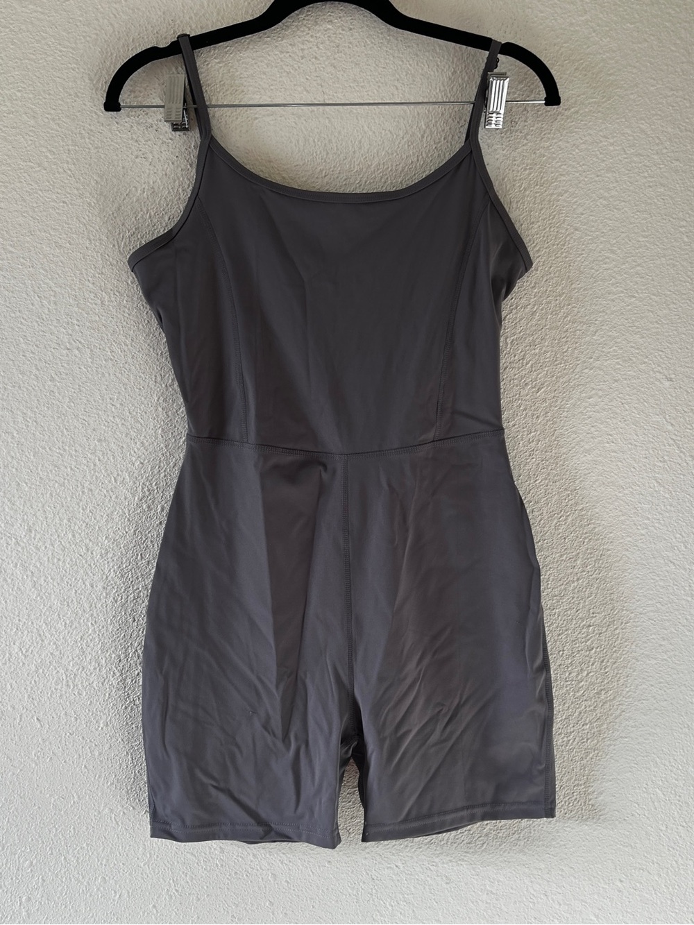 Vital Life Activewear Sleek one-piece romper Women’s Large Gray NWT